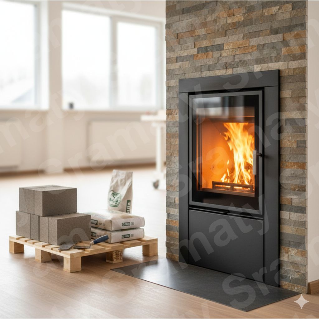 Predaj krbové vložky + kachliarsky materiál